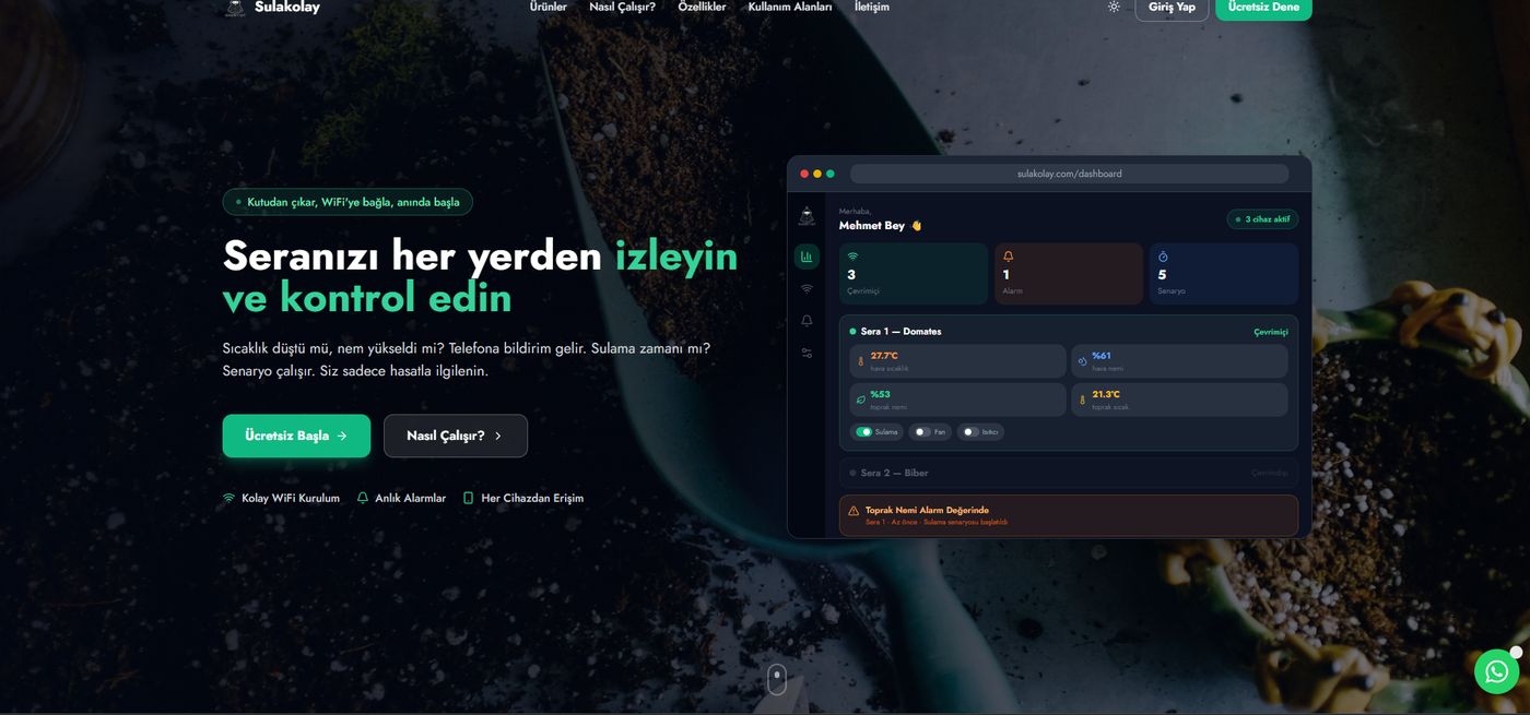 Sulakolay agricultural IoT control panel